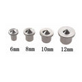 6/8/10/12mm Panel Furniture Positioning Carpentry Log Dowel Tips Round Log Pin Locator Wooden Pin Center Punching Accessories
