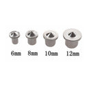 6/8/10/12mm Panel Furniture Positioning Carpentry Log Dowel Tips Round Log Pin Locator Wooden Pin Center Punching Accessories