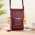 Women Bags Soft Leather Wallets Touch Screen Cell Phone Purse Crossbody Shoulder Strap Handbag for Female Cheap Women&#39;s Bags