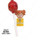 Disney Mini Action Toy Figures Building Blocks Cartoon dolls Toy Story Mickey Mouse Winnie The Pooh Frozen Stitch Donald Duck