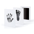 Baby Care Non-Toxic Baby Handprint Footprint Imprint Kit Baby Souvenirs Newborn Footprint Ink Pad Infant Tooth Mini Box Gifts