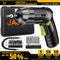 Electric Screwdriver Battery Rechargeable Cordless Screwdriver Powerful Impact Wireless Screwdriver Drill Electric Screw Driver