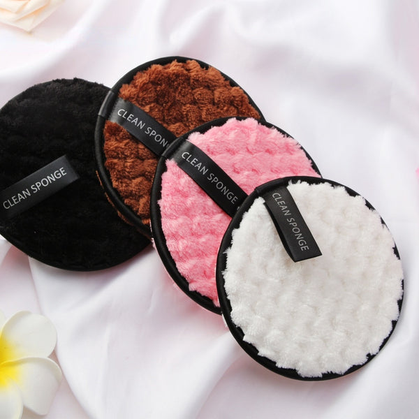 Reusable Cotton Makeup Remover Pads for Washable Face Clean Sponge Blender Cleansing Puff Cloth Foundation Liquid Cream Tools