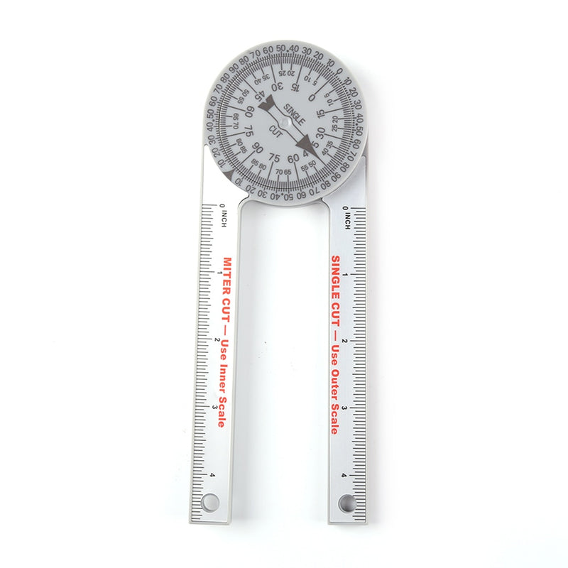 Woodworking Scale Mitre Saw Protractor Angle Level with Marking Pencil Carpenter Angle Finder Measuring Ruler Meter Gauge Tools