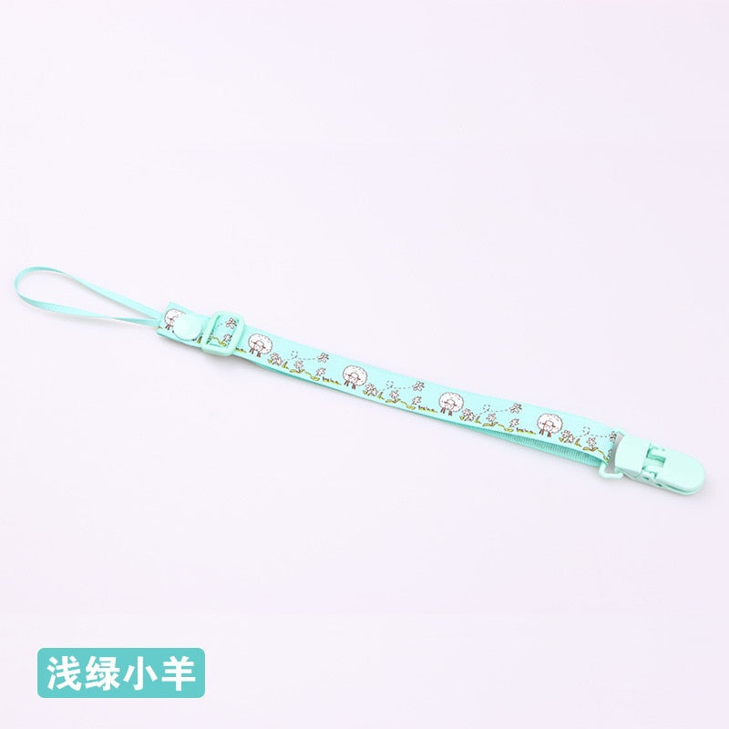 1pcs Comfortable Material Pacifier Cute Baby Clips Chain Dummy Clip Holder Nipples Children Cartoon Pacifier Clip Soother Holder