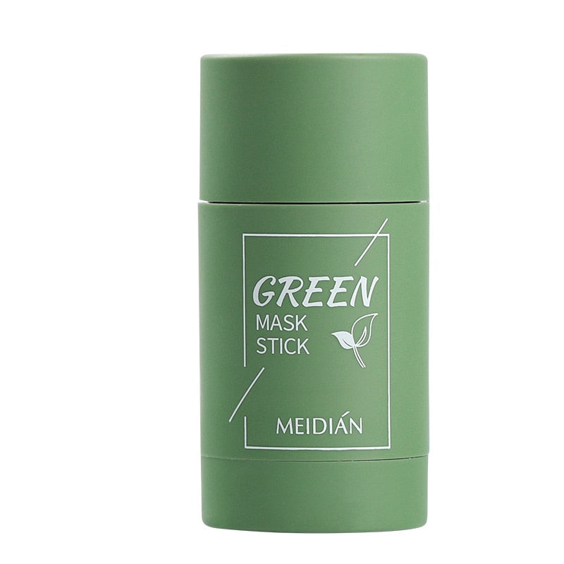 Girl Green Tea Solid Mask Deep Cleaning Mud Mask Stick Oil Control Anti-Acne Eggplant Masks Purifying Clay Stick Mask Skin Care