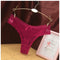 Women Sexy Lace Jacquard Thong Women&