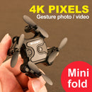 V2 Mini Drone 4K 1080P HD Camera WiFi Fpv Air Pressure Altitude Hold Professional  Foldable Quadcopter RC Drone Kid Toys GIft