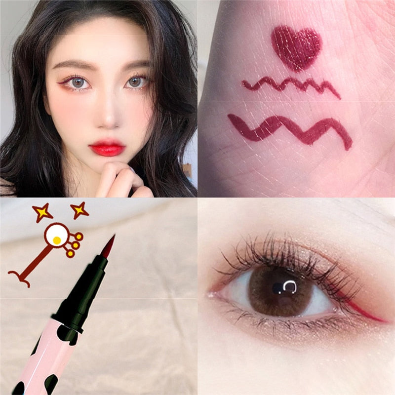 Ultra-fine Liquid Lying Silkworm Eyelash Pen Matte Brown Gray Eyeliner Highlighter Pencil Smooth Lasting Eye Shadow Stick Makeup