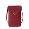 2022 Bag For Women Touch Screen Cell Phone Purse Smartphone Wallet Shoulder Strap Handbag PU Leather Casual Solid Crossbody Bags