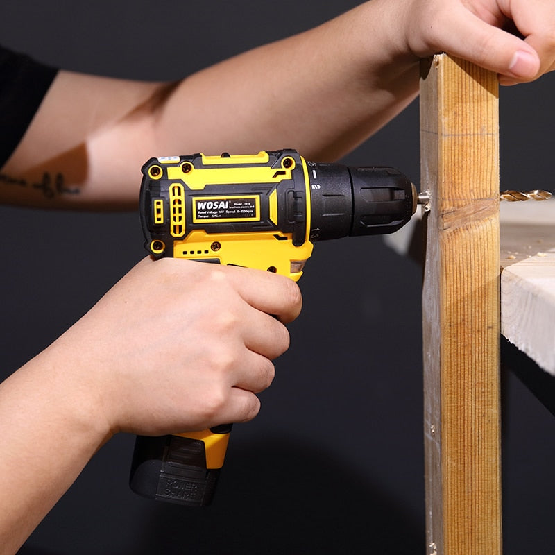 WOSAI 16V MAX Brushless Cordless Drill 32N.m Electric Screwdriver 25+1 Torque Settings 2-Speeds MT-Series Power Tools