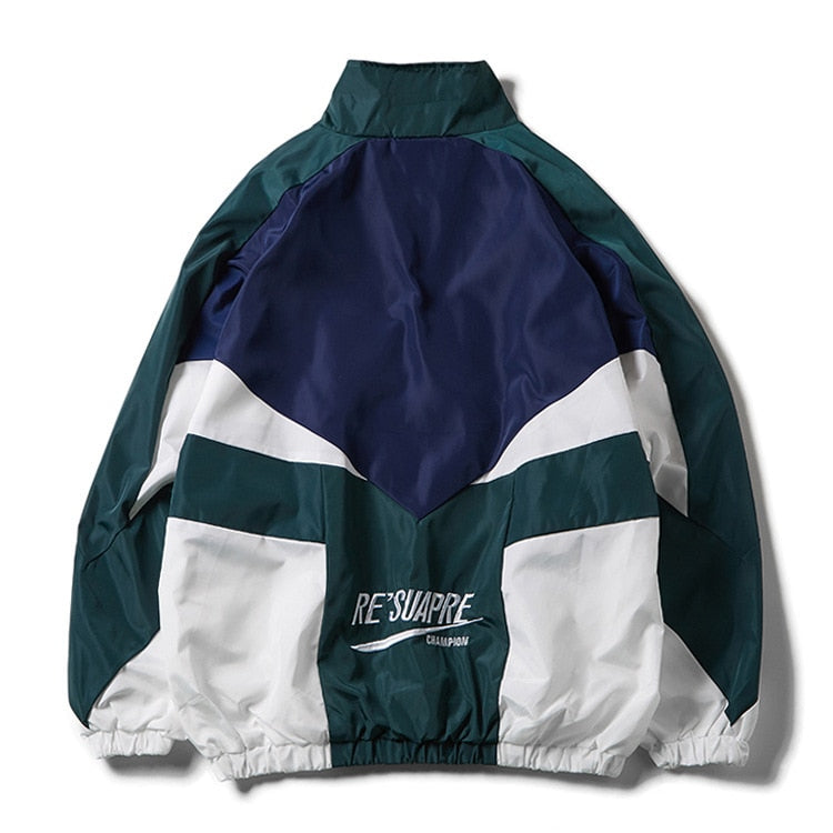 College Style Varsity Jacket Men Spring Letter Embroidery Bomber Jacket Casual Street Loose Patchwork Zipper Coat Women Couple