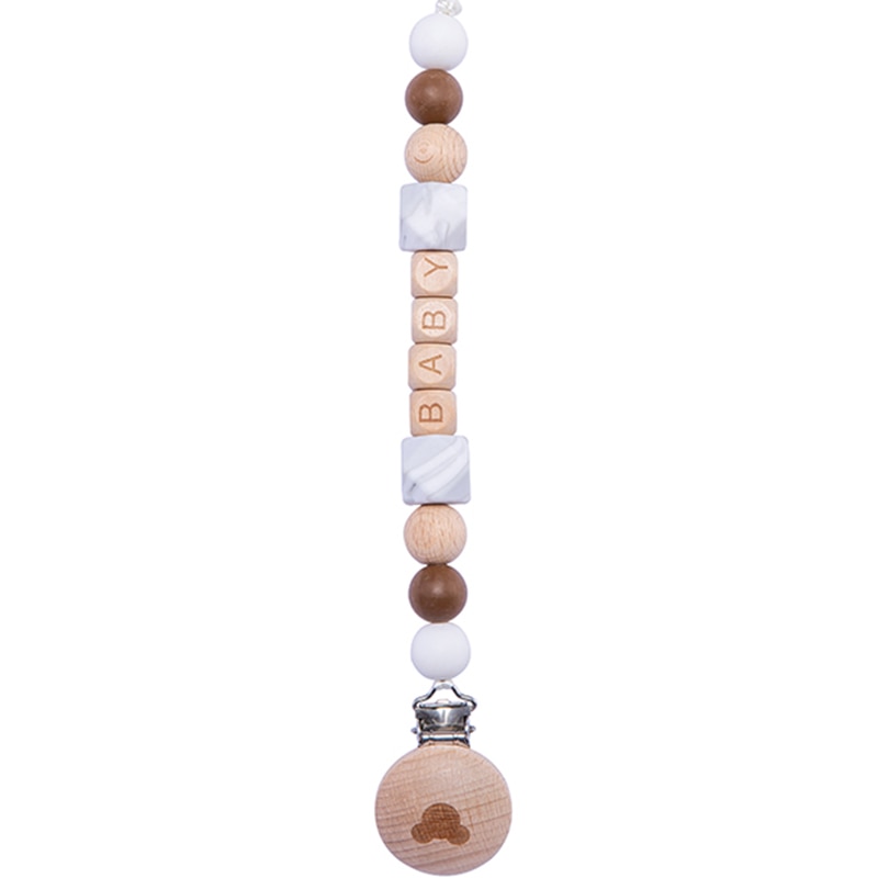 Baby Handmade Pacifier Chain Clip Dummy Nipples Holder Clips Babies Silicone Teething Chain Toy Gifts For Cute Baby Accessories