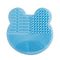 Makeup Brush Cleaner Washing Brush Pad Cleaning Mat Cosmetic Brush Cleaner Universal Make up Tool Scrubber Box