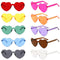 Women Fashion Heart Shaped Effects Glasses Watch The Lights Change To Heart Shape At Night Diffraction Glasses Female Sunglasses