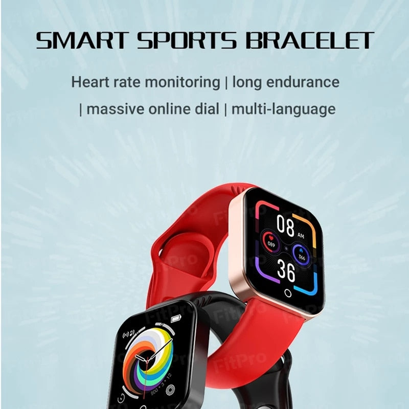 Series i7 Digital watch Men Women Smartwatch Heart Rate Step Calorie Fitness Tracker band watches For Apple Android kids Y68 Pro