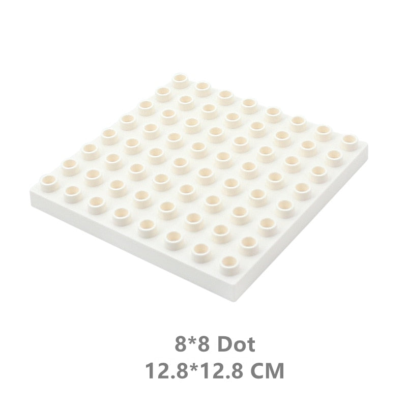 5 Sizes Big Building Plastic Blocks Base Plates Assembly Figures Comptatible Large Bricks Classic Baseplates Children Kids Toys