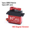 Waterproof 20KG 25KG 30kg 35kg 40KG 60KG Servos 180 270 360 Degree Large Torque Digital Servo Metal Gears 25T Arm For RC Car