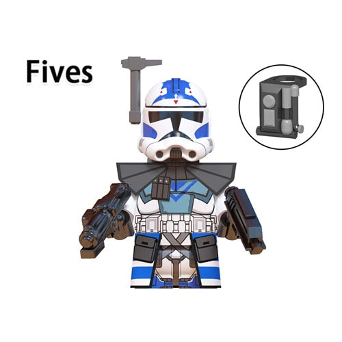 The Bad Batch Building Blocks 501st Clone Mandalorians Trooper Boba Fett Yoda Moff Gideon Droids Action Brick Figures Toy