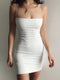 Black Sexy Dress Spaghetti Strap платье Female High Waist Sheath Club Dresses For Women Short Summer Mini Sleeveless Vestidos