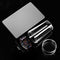 Transparent Nail Stamper with Scraper Jelly Silicone Stamp for French Nails Manicuring Kits Nail Art Stamping Tool