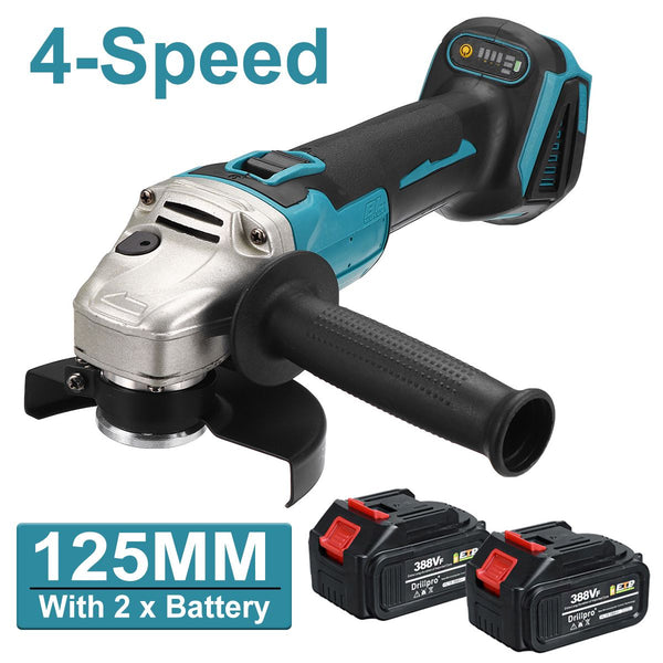 125mm M14 Brushless Electric Angle Grinder Grinding Machine Cordless Woodworking Polisher Power Tool For Makita 18V Battery