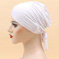 Modal New Soft Under Cap Inner Hijab Cap Stretchy Muslim Women Bandage Underscarf Bonnet Islamic Turban Headband Adjustable