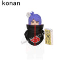 Naruto Sasuke Kakashi Akatsuki bricks Building Blocks Anime cartoon Mini Action Figures Heads Assembly Toys kids Christma Gifts