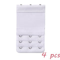 2 Hook Bra Extender For Women&#39;s Elastic Bra Extension Strap Hook Clip Expander Adjustable Belt Buckle Intimates 1/3/4 Pcs