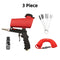 Adjustable Pneumatic Sandblasting Gun Set 90psi Portable Sand Blaster Gravity Sand Blasting Machine Handheld Blasting Gun Kit