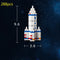 200-2880pcs Mini Micro Rocket Building Blocks Space Moon Satellite Astronaut Diamond Bricks Constructor Toys for Children Gifts