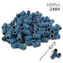100pcs 80''/120''/180" Nail Art Sanding Bands Gel Polish Remover Tool Accessory for Electric Nail Machine Nail Drill Bits