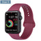 Silicone Bracelet Band For Apple Watch Strap 8 7 6 5 4 3 2 SE 42MM 38MM 44MM 40MM Strap For iWatch 41MM 45MM Smart Watch correa