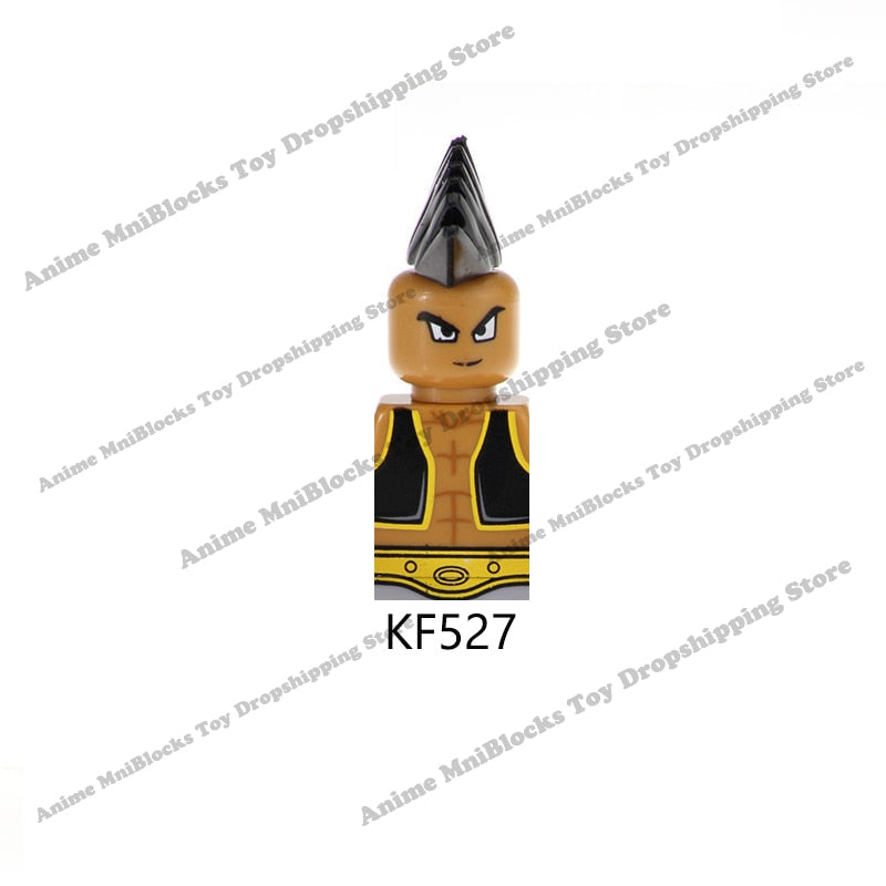 KT1007 KT1009 KT1011 KT1020 KF6142 Dragon Ball Z Goku Vegeta Trunks Kuririn Mini Action toy Figures Kids Assemble dolls Gifts