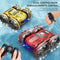 2in1 RC Car 2.4GHz Remote Control Boat Waterproof Radio Controlled Stunt Car 4WD Vehicle All Terrain Beach Pool Toys for Boys