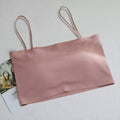 Top women Summer Women Sling Tube Top Sexy Bra Women underwear Push Up Bra Seamless Ice Silk Breast Wrap Lingerie Crop top