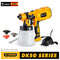 DEKO DKSG SERIES HVLP 800 ML &amp; 3 NOZZLES HIGH POWER ELECTRIC PAINT SPRAYER  PAINT GUN PNEUMATIC GUN AIR BRUSH HOME DIY