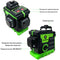 Pracmanu 12 Lines 3D Green Laser Level Horizontal and Vertical Cross Lines with 360°Auto Self-Leveling laser level 1/2 Batteries