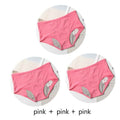 3pcs Leak Proof Menstrual Panties Physiological Pants Women Underwear Period Comfortable Waterproof Briefs