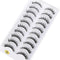 NEW 10 Pairs Natural False Eyelashes Fake Lashes Long Makeup 3d Mink Lashes Extension Eyelash Mink Eyelashes for Beauty 54