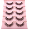 2022 New 5 pairs natural false eyelashes fake lashes long makeup 3d mink lashes eyelash extension mink eyelashes short eyelashes