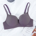 Women Seamless Bra Sexy Push Up Bralette Underwear Wireless Female Lingerie Fashion Letter Pattern Bras Three Quarters(3/4 Cup)