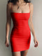 Black Sexy Dress Spaghetti Strap платье Female High Waist Sheath Club Dresses For Women Short Summer Mini Sleeveless Vestidos