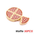 Marumine Mini Food Toys Building Blocks Hamburger Pizza Fries Cake Dessert Chocolate Cookies MOC Bricks Plastic Assemble Part