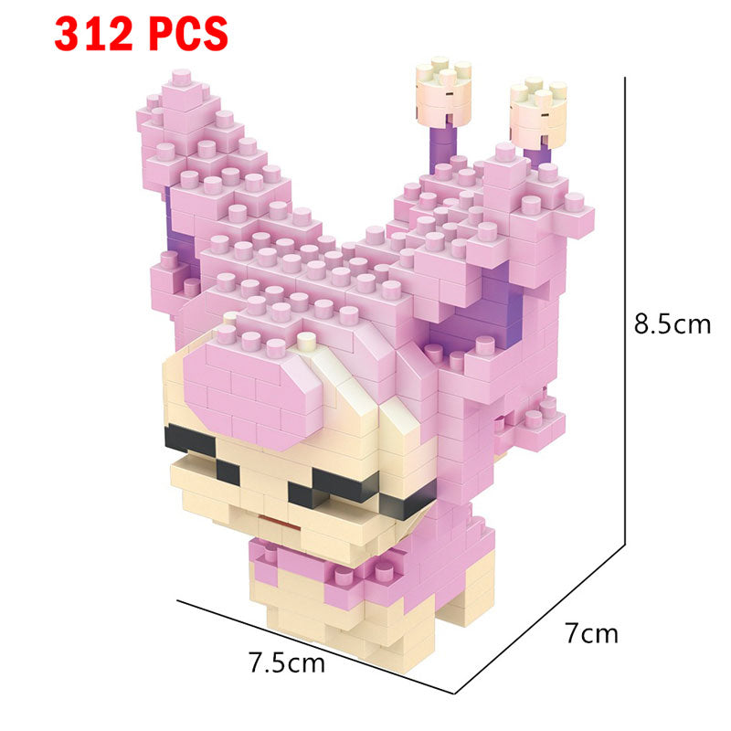 Pokemon Small Building Pokemon Blocks Small Cartoon Picachu Animal Model Education Game Graphics Pokemon Toys For Kids Birthday