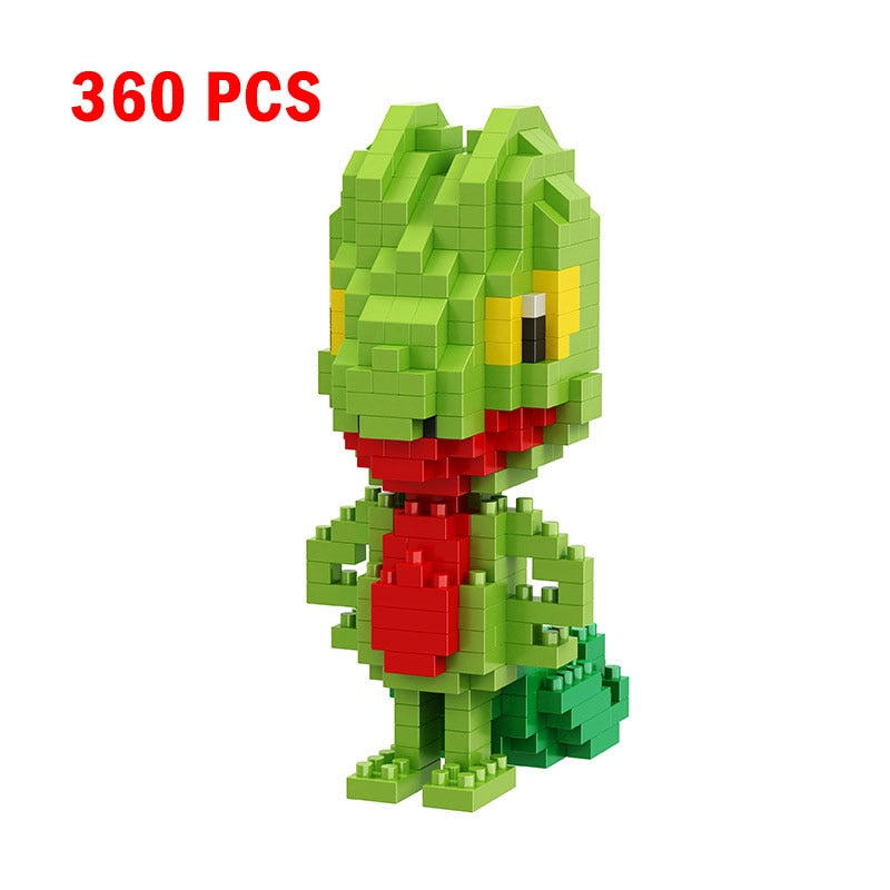 Pokemon Small Building Pokemon Blocks Small Cartoon Picachu Animal Model Education Game Graphics Pokemon Toys For Kids Birthday