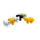 MOC City Animal Building Block Figures Goat Sheep Dog Lion Panda Cheetah Parrot DIY Farm Street View Accessories Bricks Toy Gift