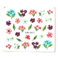 1Pcs Water Nail Decal and Sticker Flower Leaf Tree Green Simple Summer DIY Slider for Manicure Nail Art Watermark Manicure Decor
