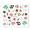 1Pcs Water Nail Decal and Sticker Flower Leaf Tree Green Simple Summer DIY Slider for Manicure Nail Art Watermark Manicure Decor