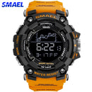 SMAEL Mens Watch Military Waterproof Sport WristWatch Digital Stopwatches For Men 1802 Military Electronic Watches Male Clock